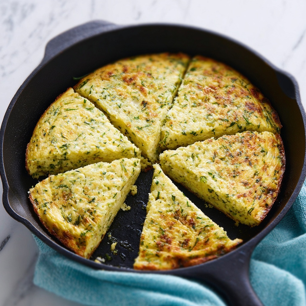 Zucchini & Cheddar Frittata Recipe - Recipe Image