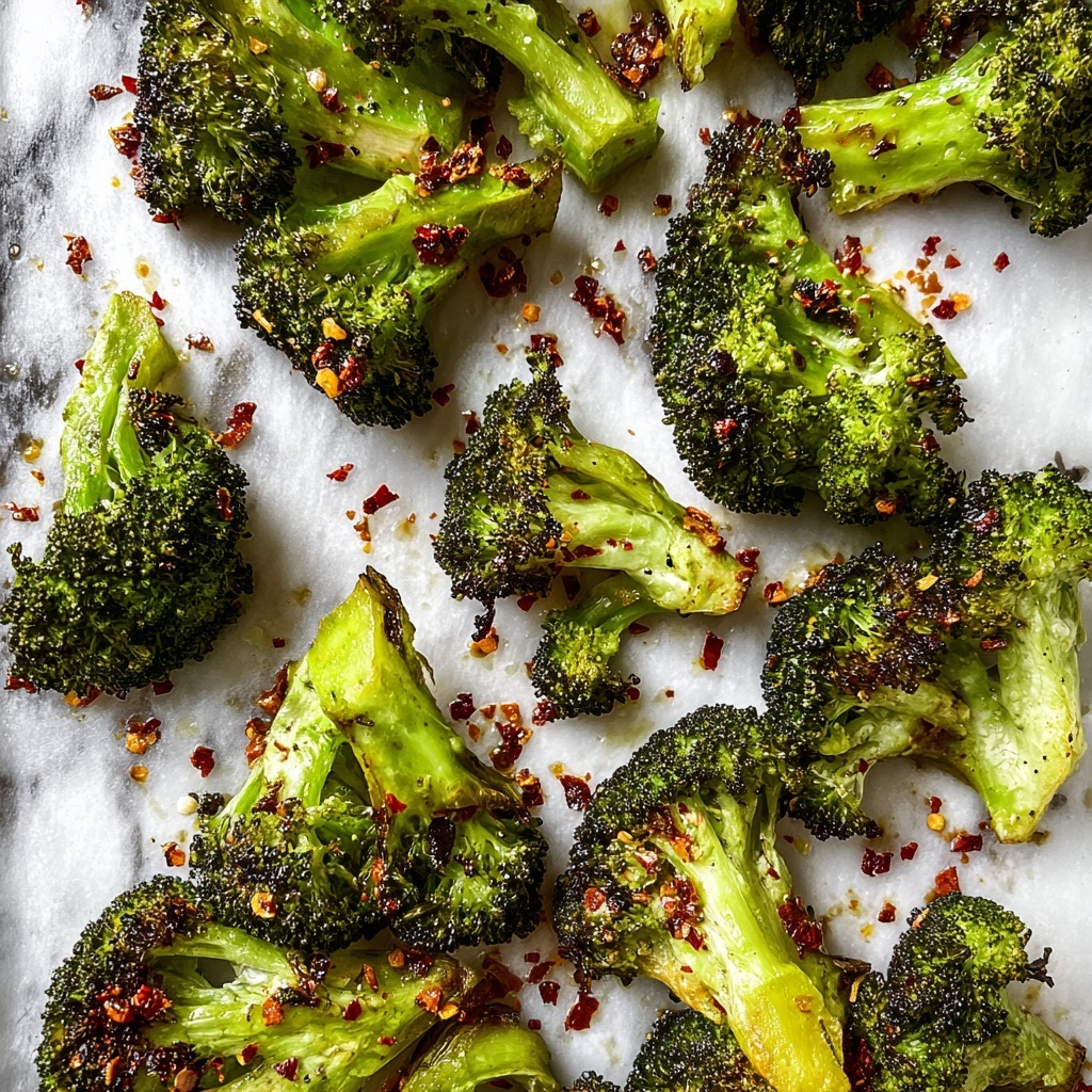 Smashed Chilli Garlic Broccoli Recipe - Recipe Image