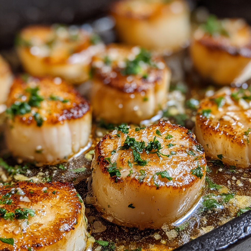 Garlic Butter Baked Scallops Recipe - Recipe Image