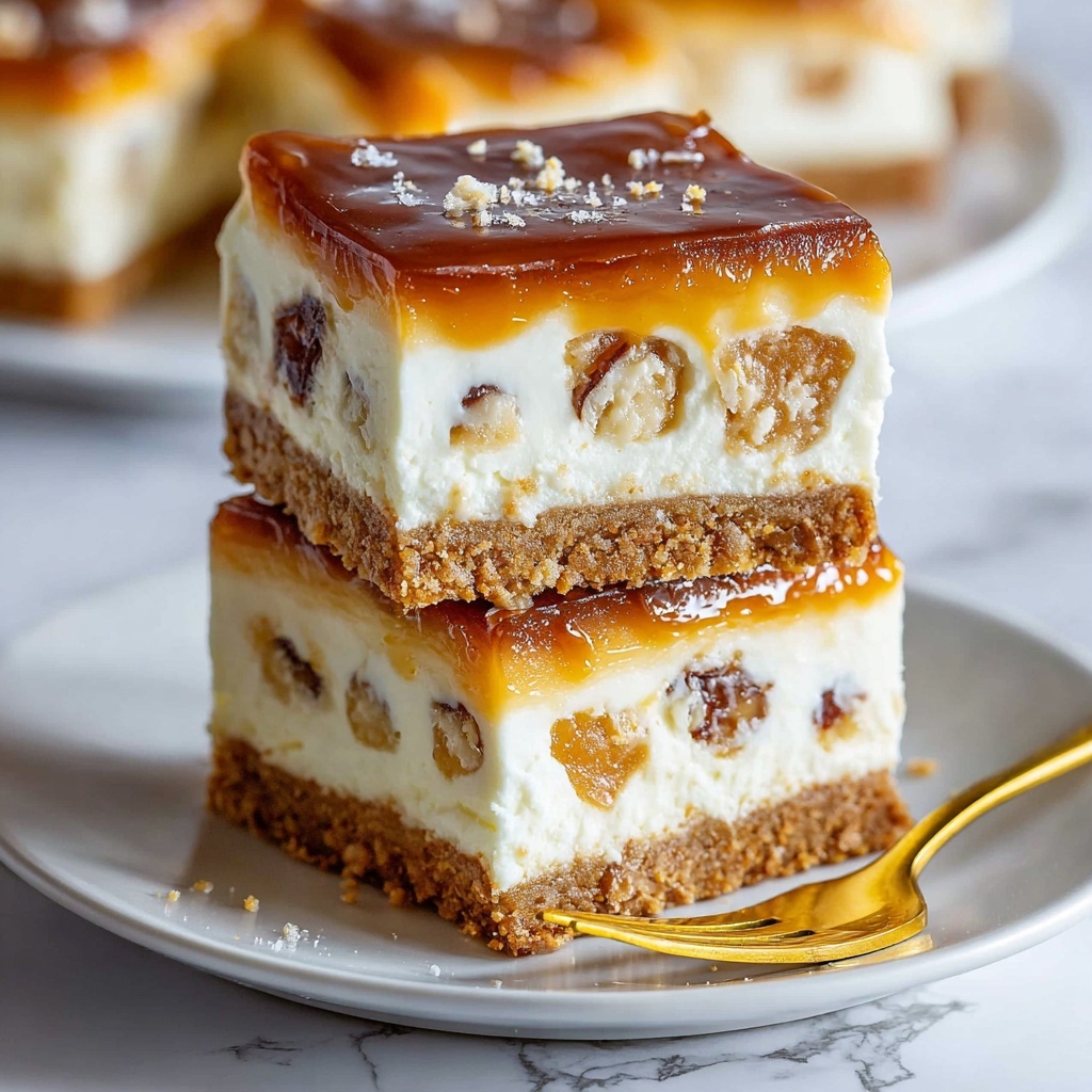 Apple Pie Cheesecake Bars Recipe - Recipe Image