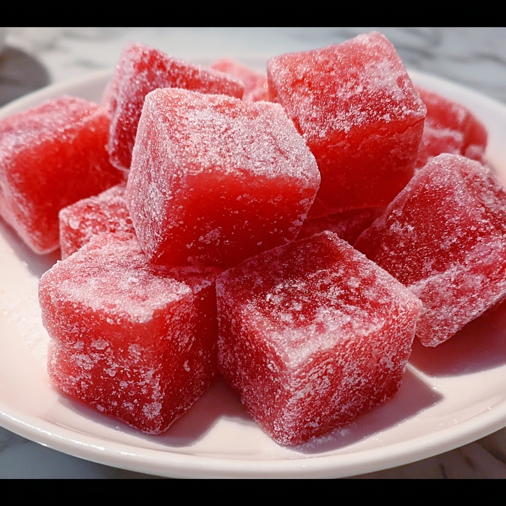 Watermelon Mochi Recipe - Recipe Image