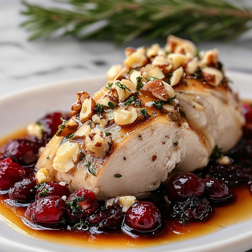 Cranberry and Brie Stuffed Chicken Recipe - Recipe Image