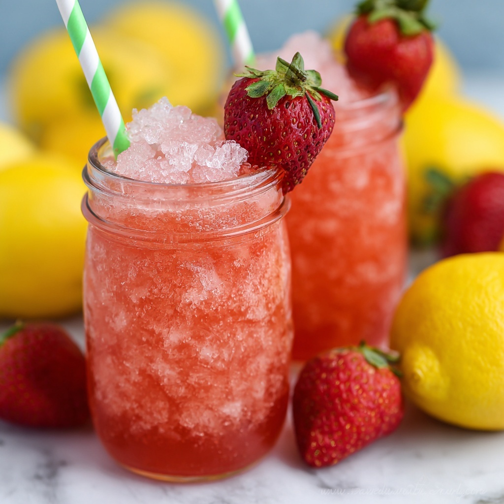Fresh Strawberry Lemonade Recipe - Recipe Image