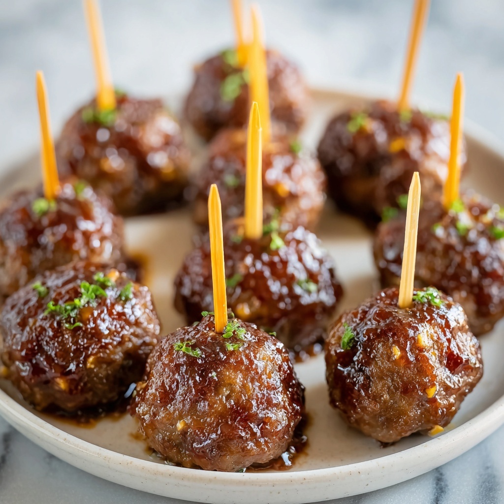 Baked Honey Garlic Meatballs Recipe - Recipe Image