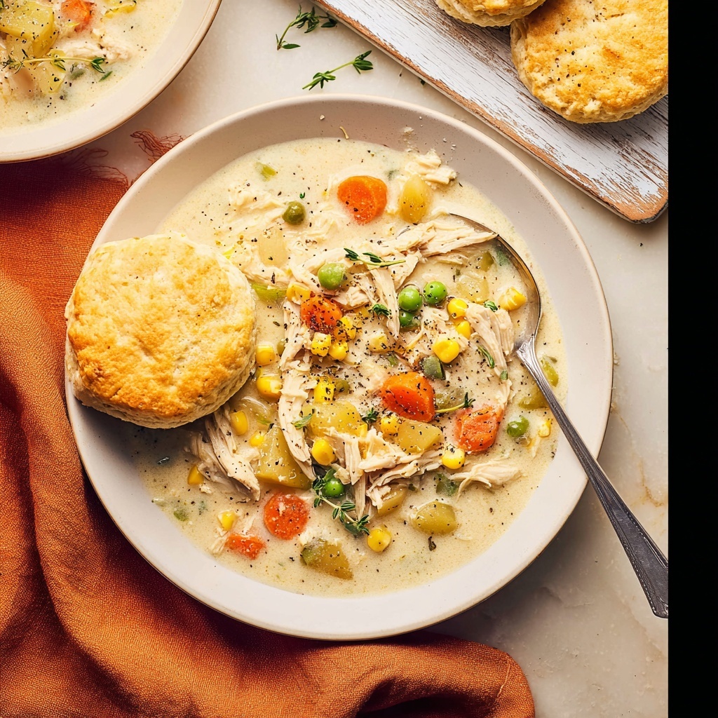 Slow Cooker Chicken Pot Pie Soup Recipe - Recipe Image