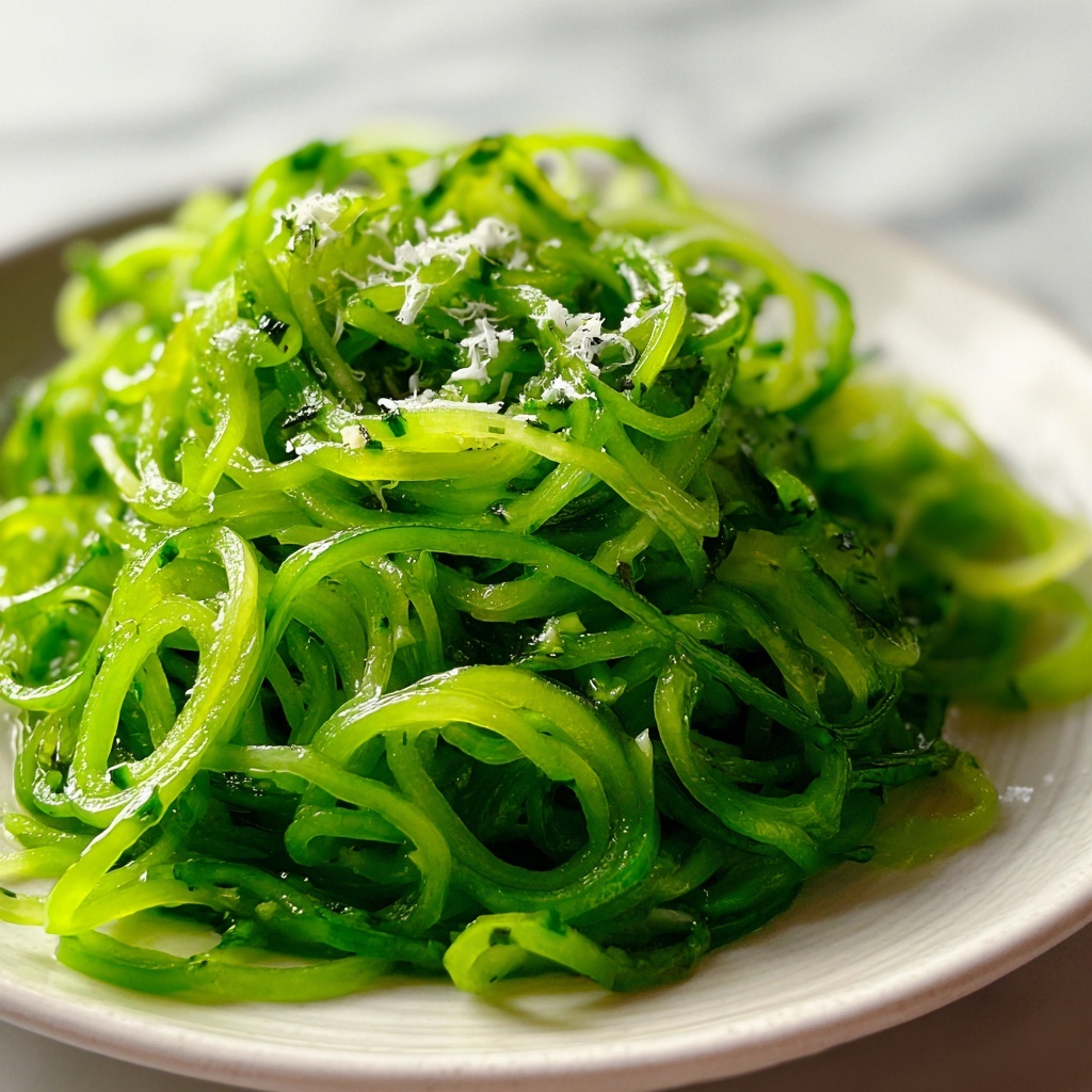 Mexican Green Spaghetti Recipe - Recipe Image