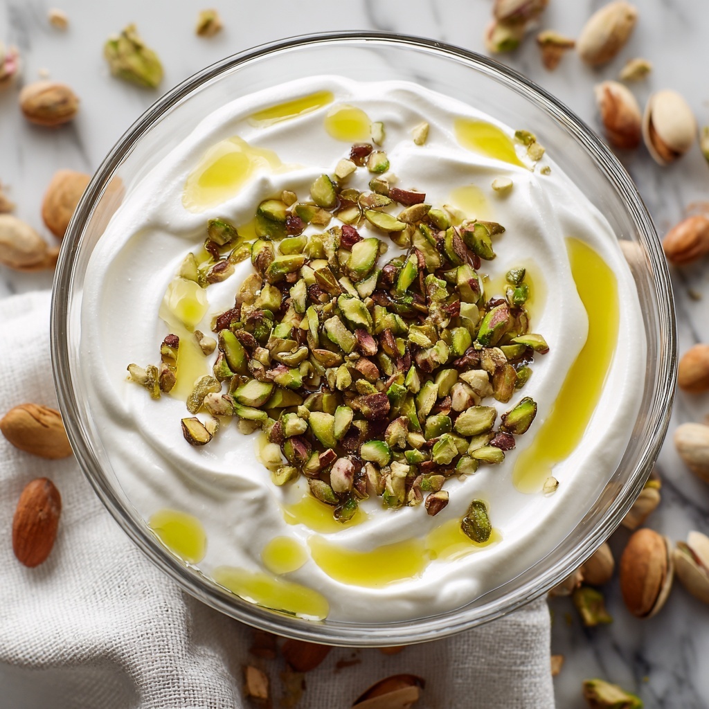 Greek Yogurt with Honey and Pistachios Recipe - Recipe Image