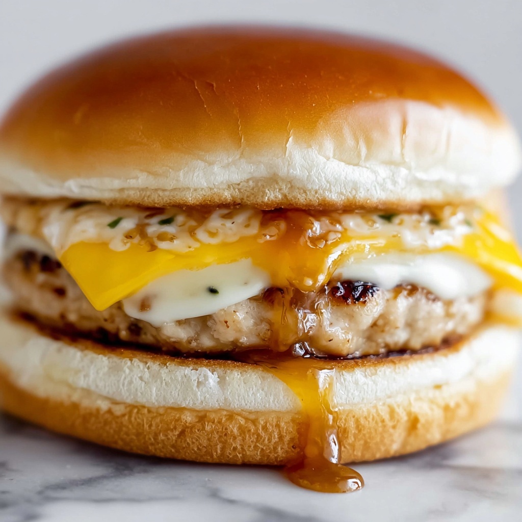 Smash Chicken Burger Recipe - Recipe Image