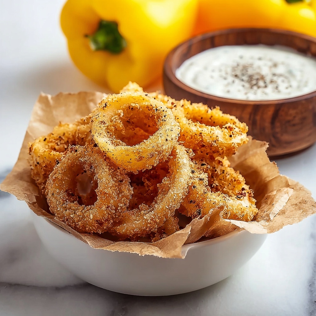 Crispy Air Fryer Banana Pepper Coins Recipe - Recipe Image