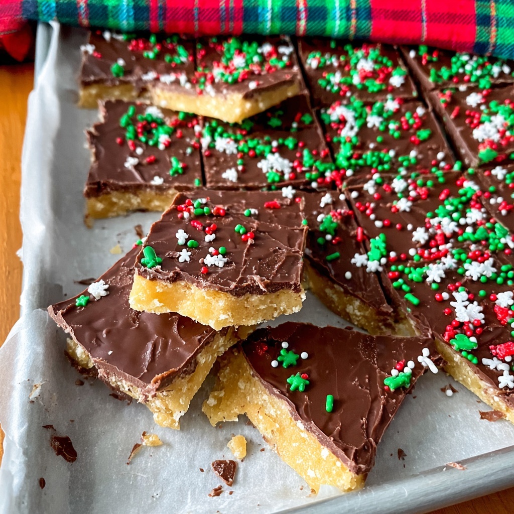 Christmas Crack (Cracker Toffee) - Recipe Image