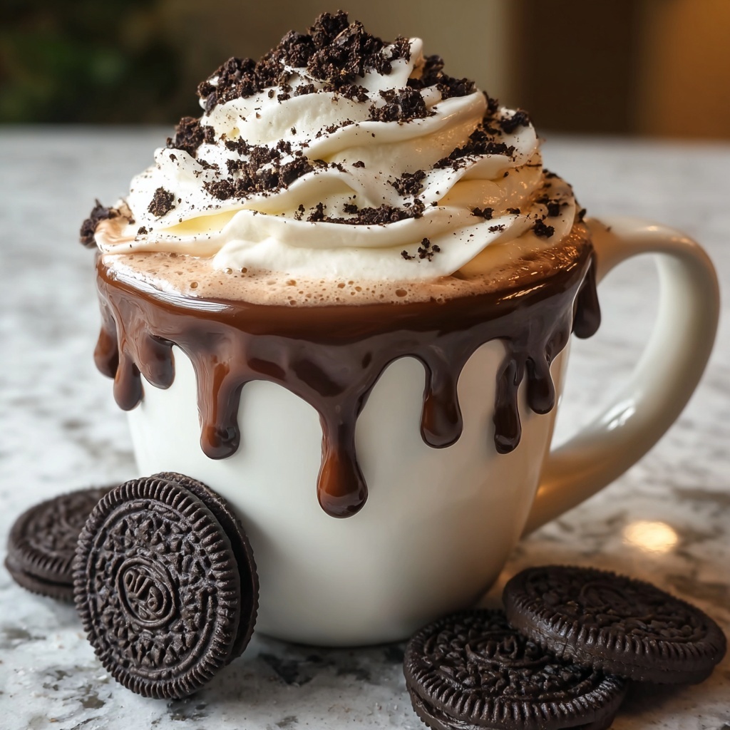Decadent Oreo Hot Chocolate Recipe for Cozy Nights In Recipe - Recipe Image