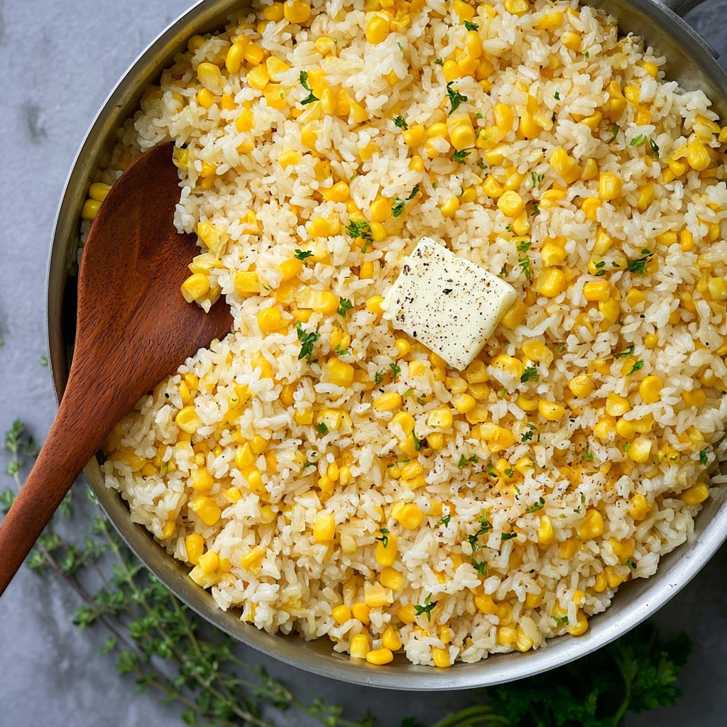 Buttered Corn Rice Recipe - Recipe Image