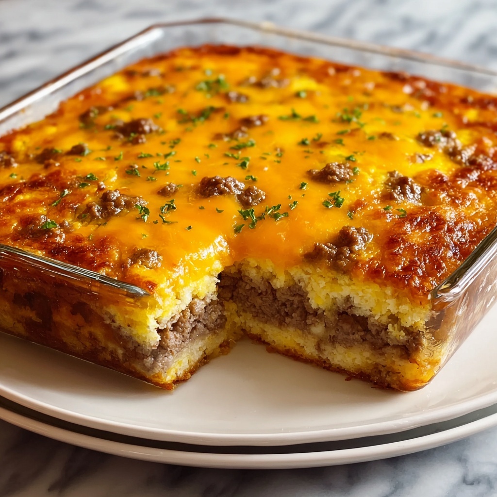 Delicious Sausage and Egg Breakfast Casserole Recipe - Recipe Image