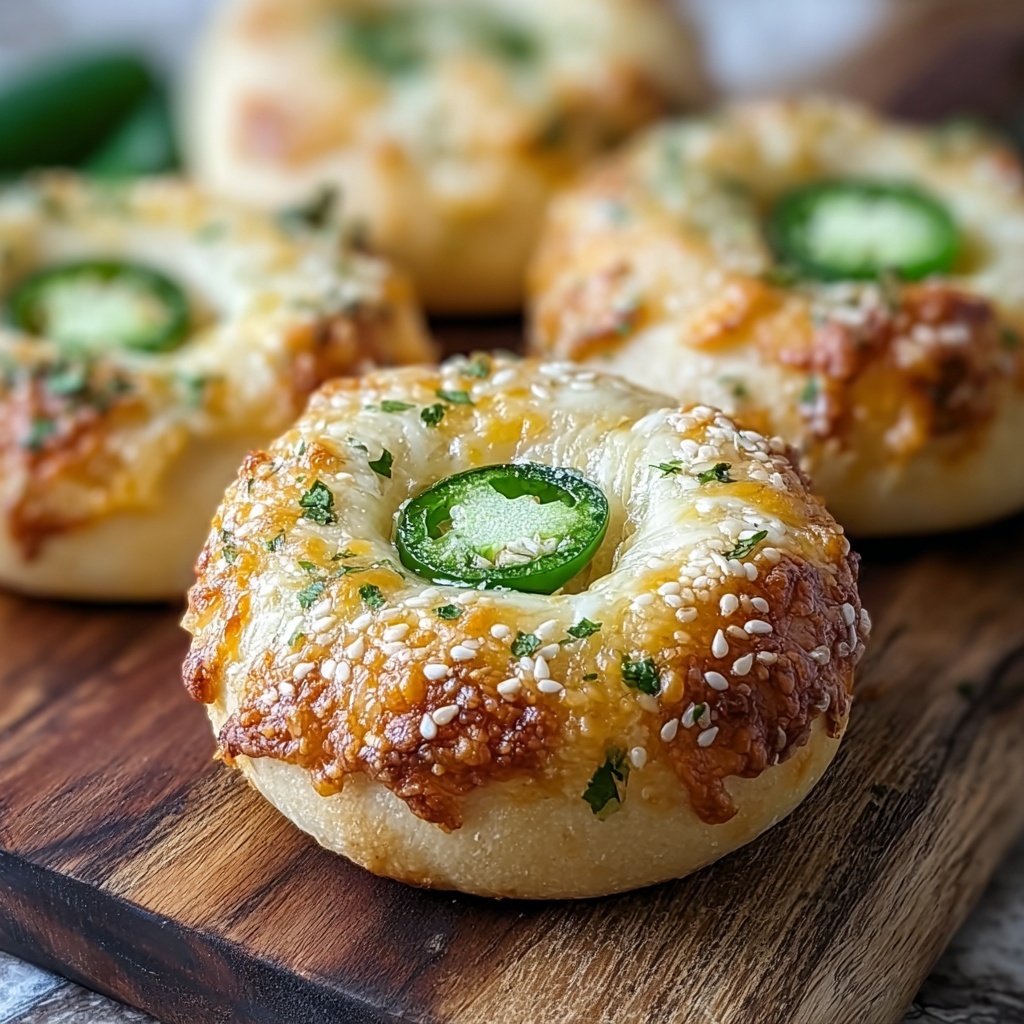 Jalapeño Popper Bagels: Spicy, Cheesy Goodness for Everyone Recipe - Recipe Image