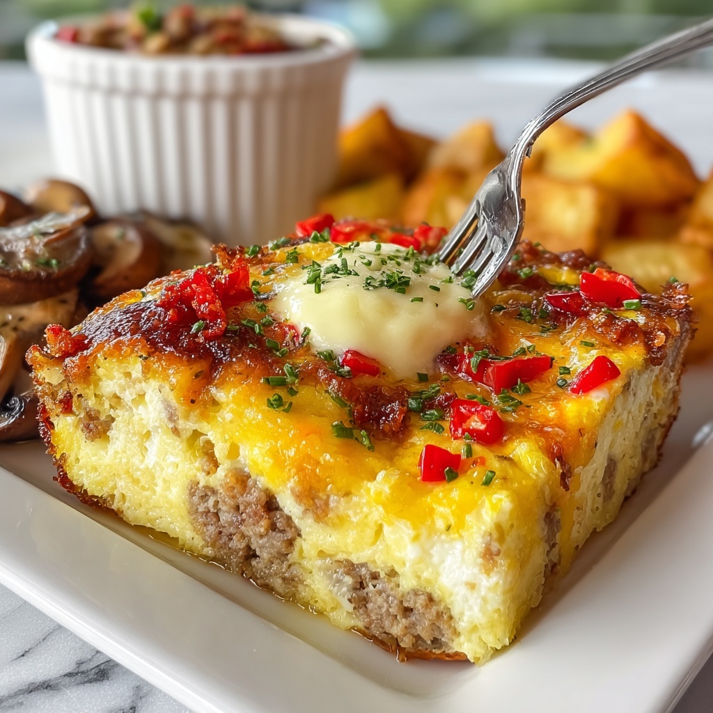 Sausage Breakfast Casserole Recipe - Recipe Image