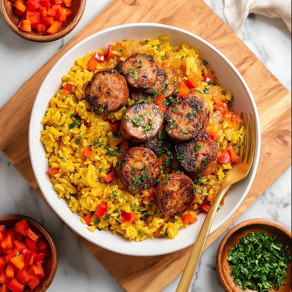 Rice with Smoked Sausage Recipe - Recipe Image