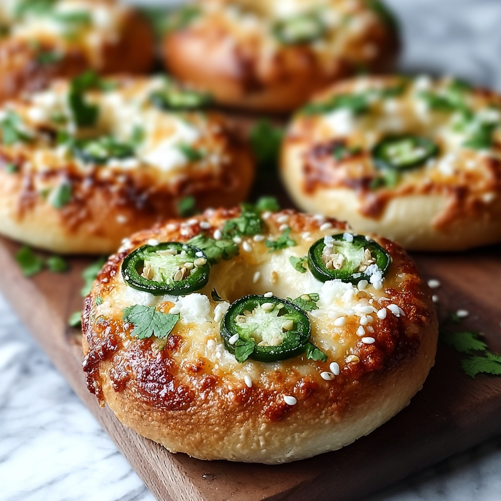 Jalapeño Popper Bagels: Spicy, Cheesy Goodness for Everyone Recipe - Recipe Image