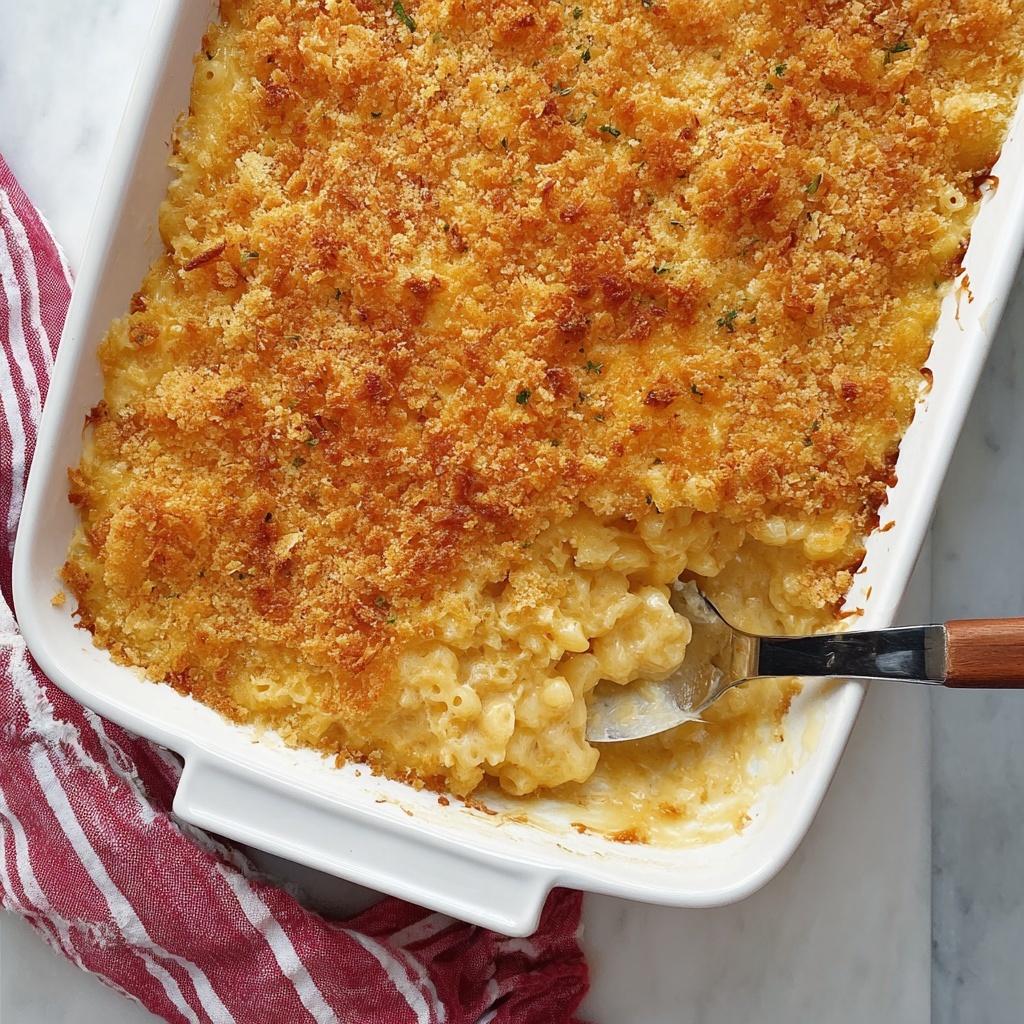 Baked Mac and Cheese with Cheez-It Crust Recipe - Recipe Image