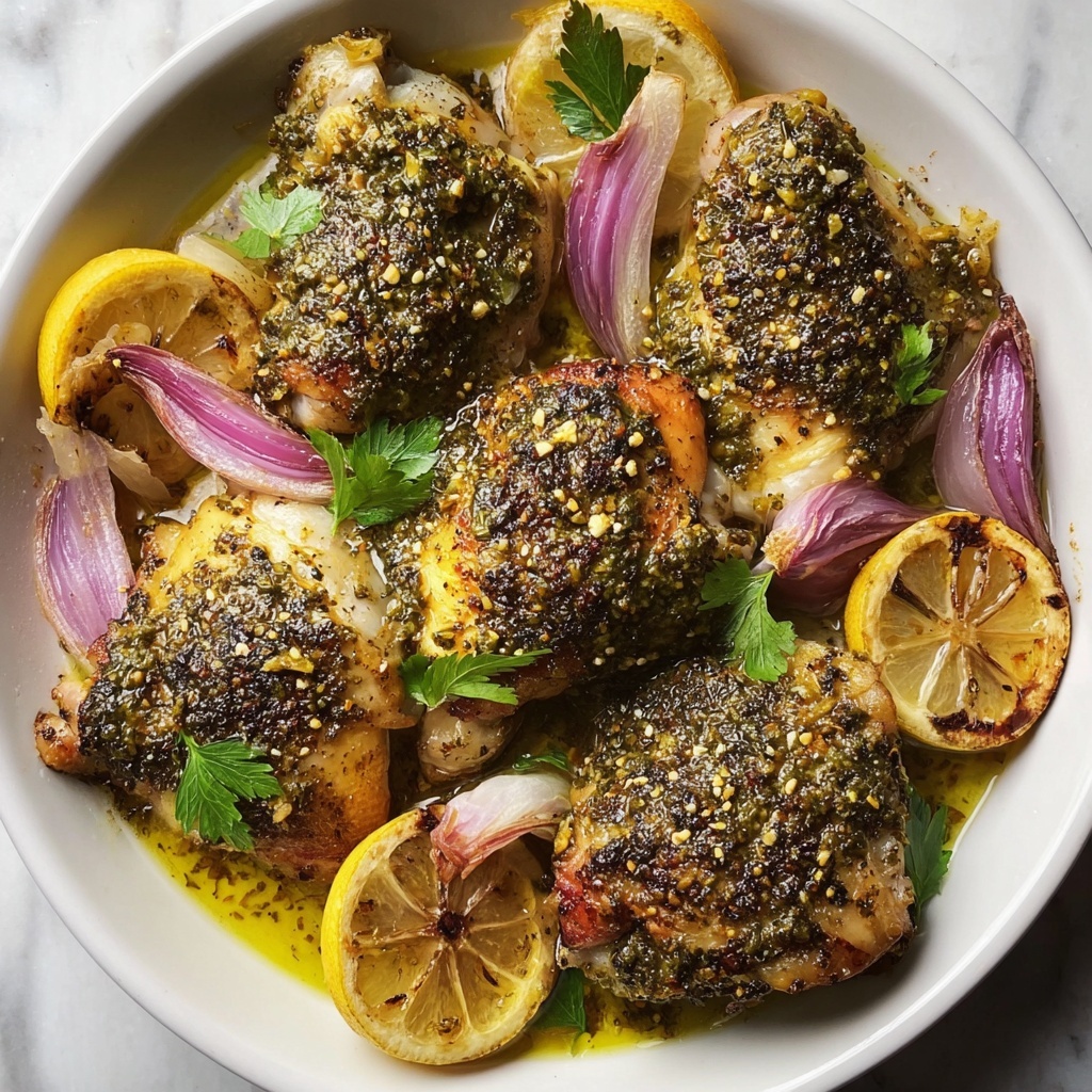 Za'atar Chicken: Irresistibly Flavorful Oven-Baked Delight Recipe - Recipe Image