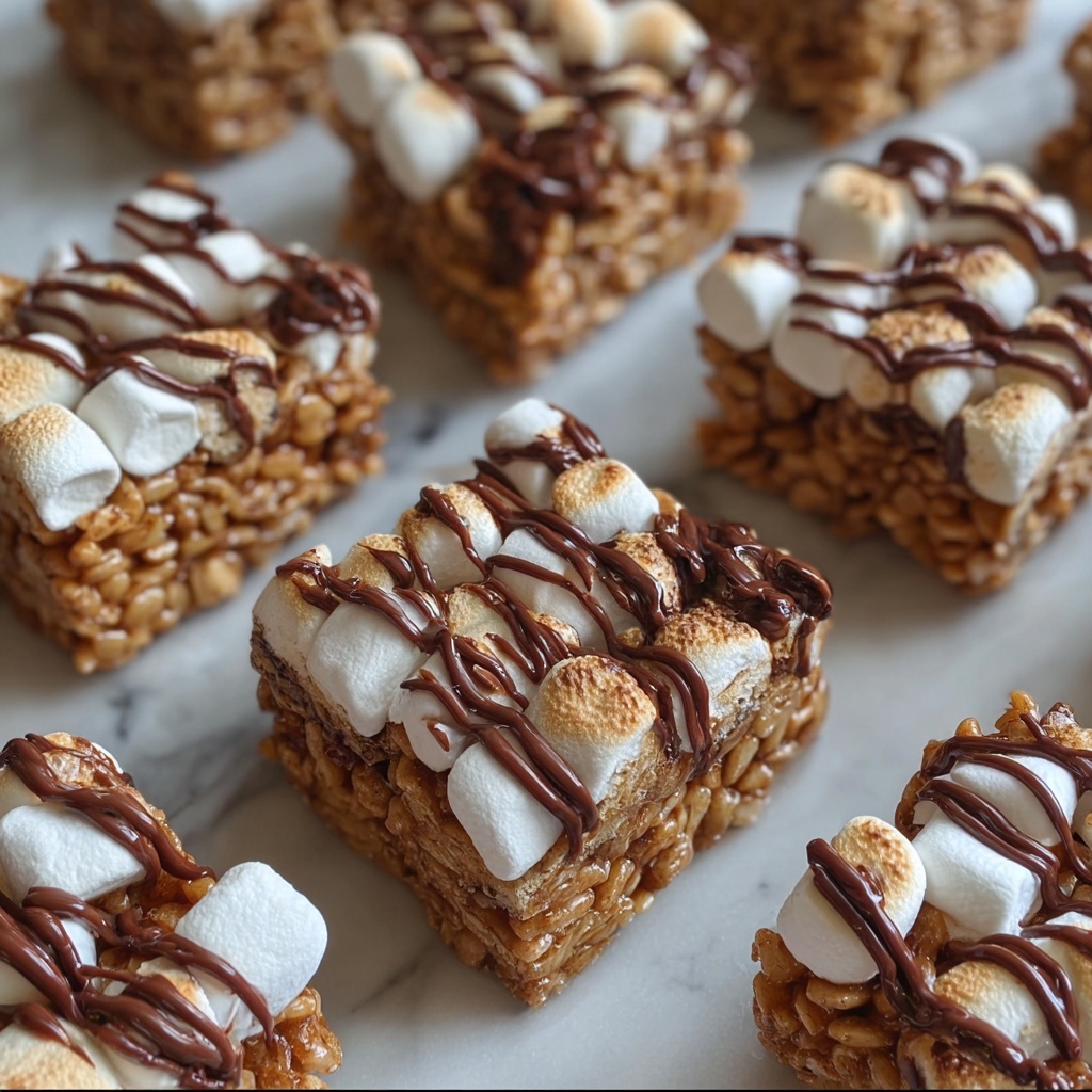 S'mores Rice Krispies Treats Recipe - Recipe Image