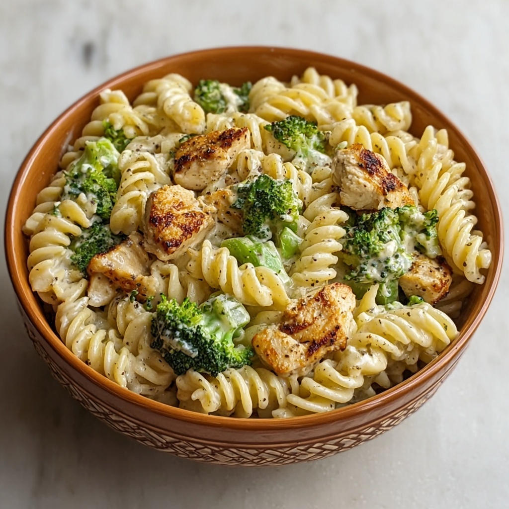 Creamy Chicken and Broccoli Penne Pasta Recipe - Recipe Image