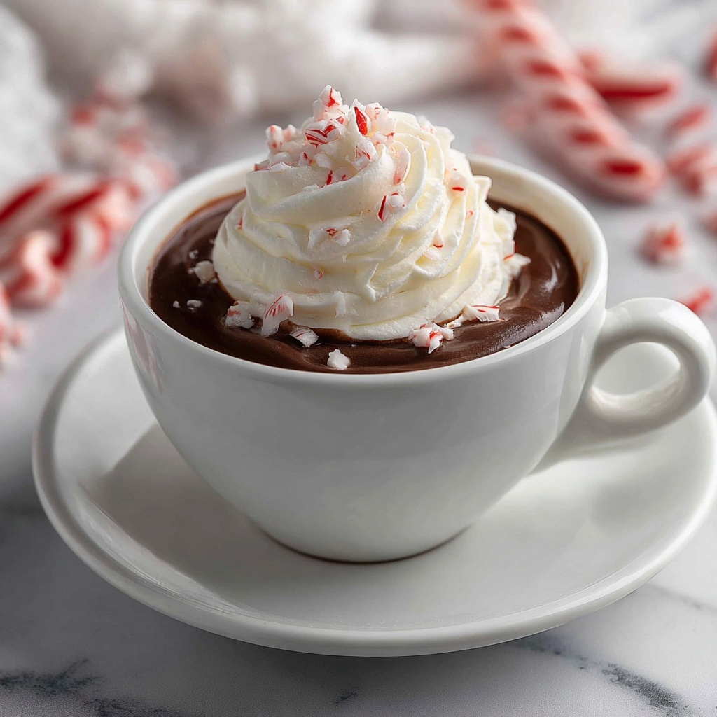 Rich Peppermint Hot Chocolate Recipe - Recipe Image