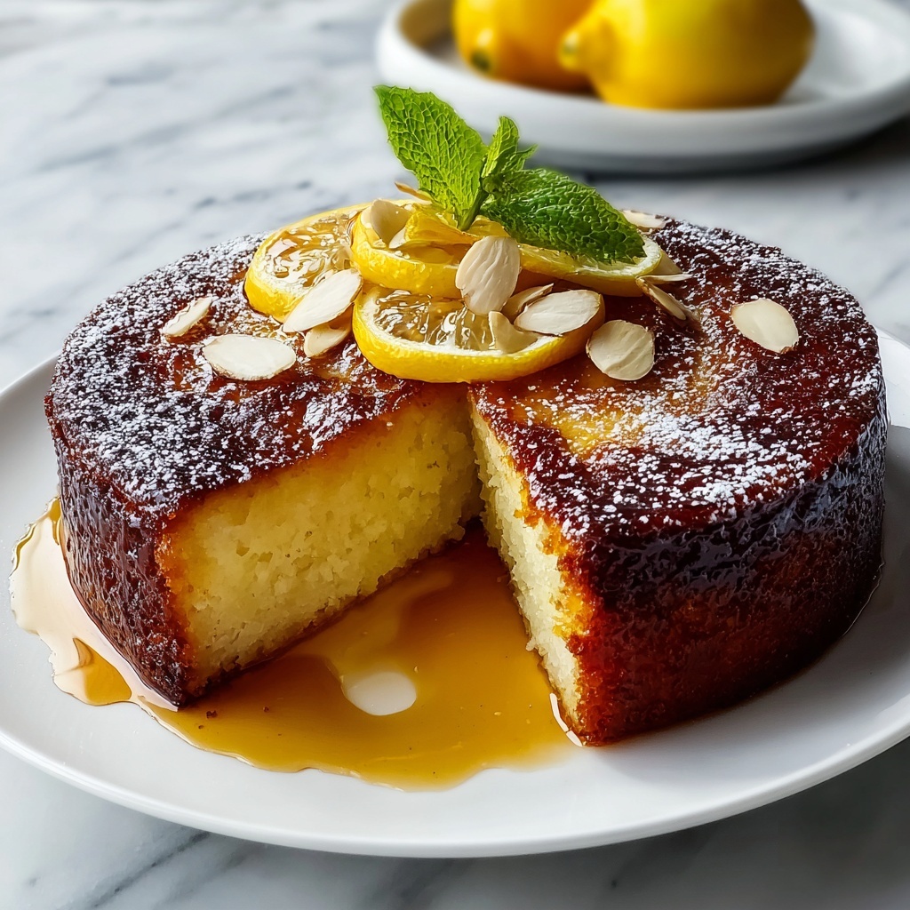 Lemon Almond Flourless Cake Recipe - Recipe Image