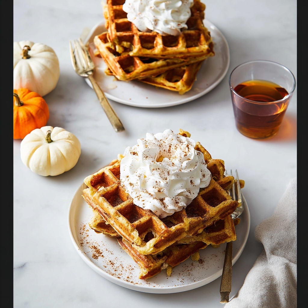 Pumpkin Waffles Recipe - Recipe Image