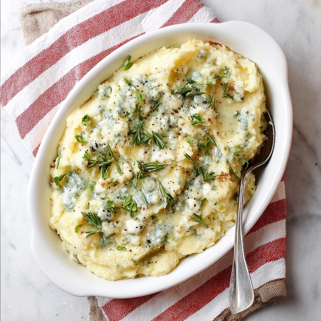 Blue Cheese Mashed Potatoes Recipe - Recipe Image