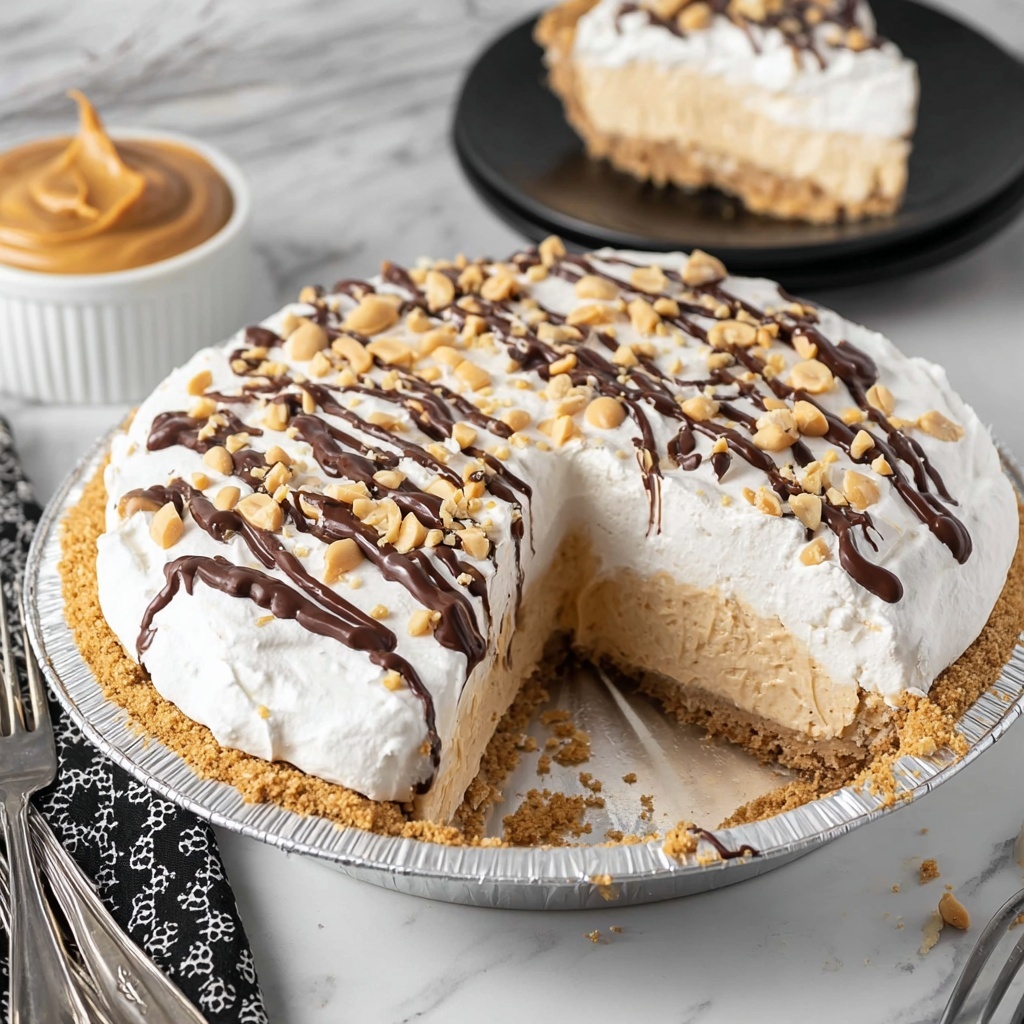 No Bake Peanut Butter Pie Recipe - Recipe Image
