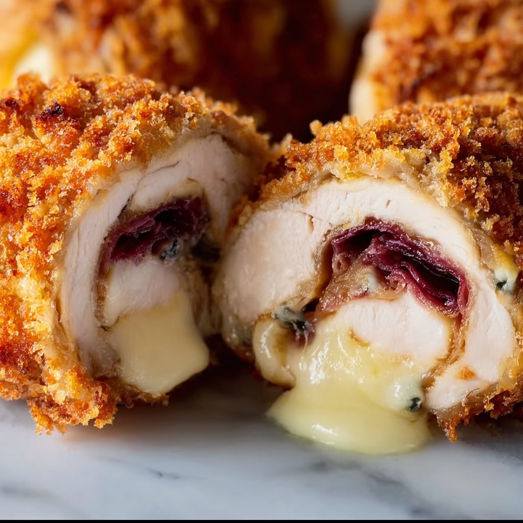 Gordon Ramsay’s Chicken Cordon Bleu with Creamy Dijon Sauce Recipe - Recipe Image