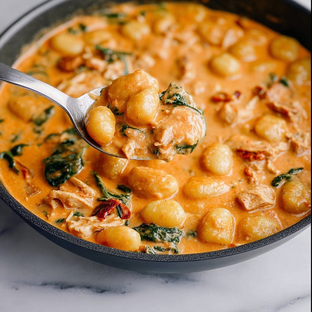 Creamy Chicken and Gnocchi Recipe - Recipe Image