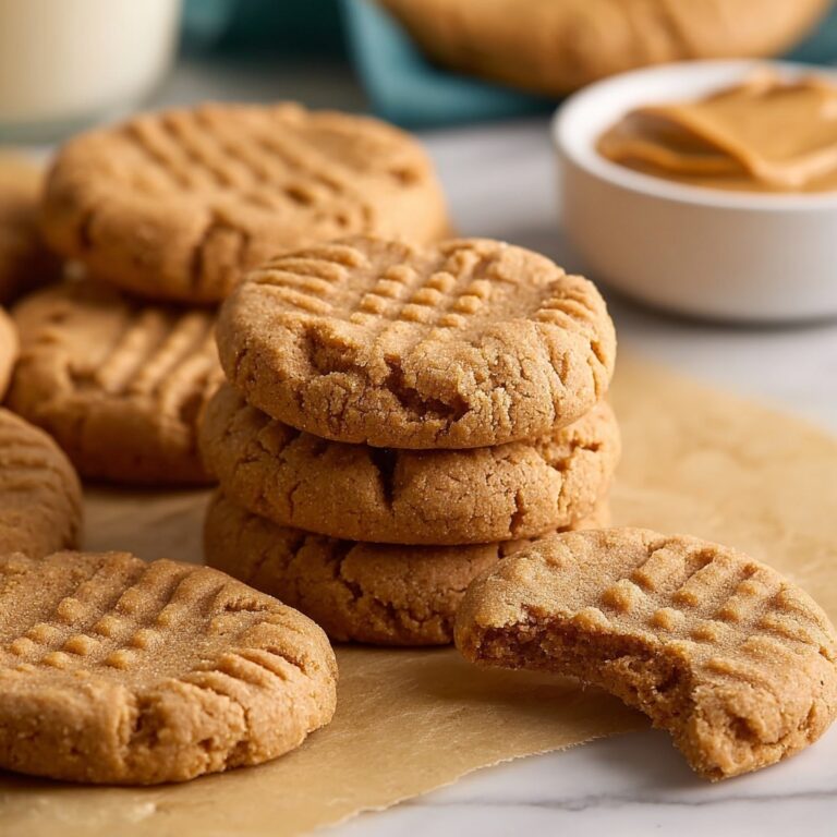 3 Ingredient Peanut Butter Cookies Recipe