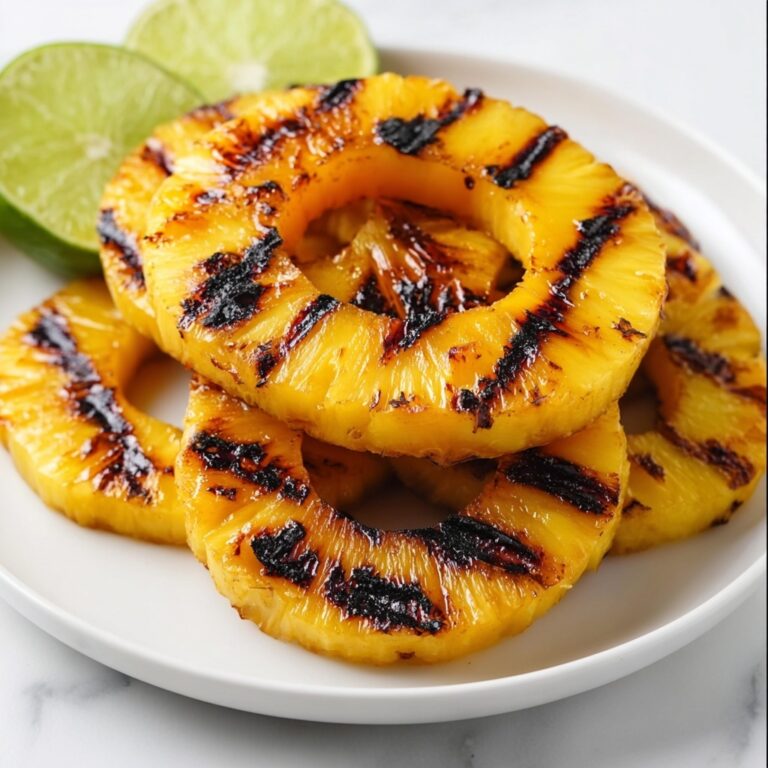 Grilled Pineapple with Brown Sugar, Lime, and Coconut Recipe