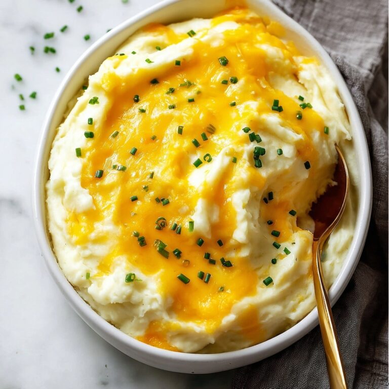 Baked Cheesy Mashed Potatoes Recipe
