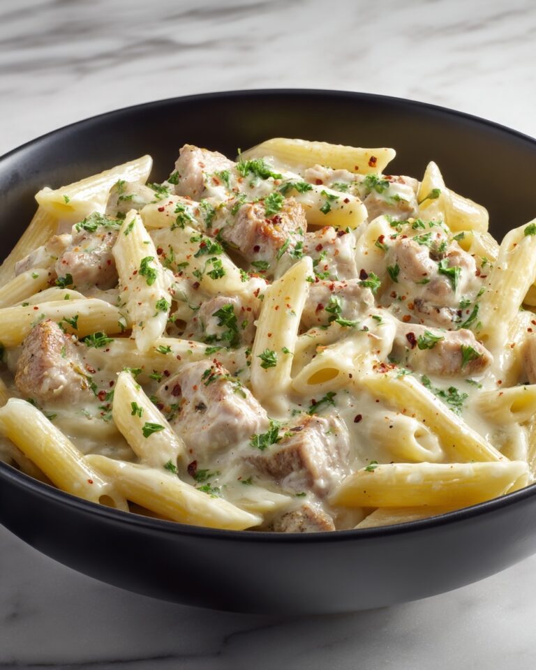 Buffalo Chicken Alfredo Penne Recipe