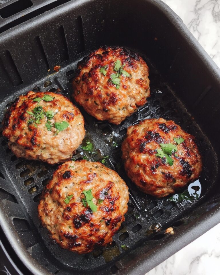 Air Fryer Burgers Recipe