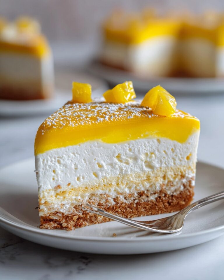 Mango Japanese Cheesecake Recipe