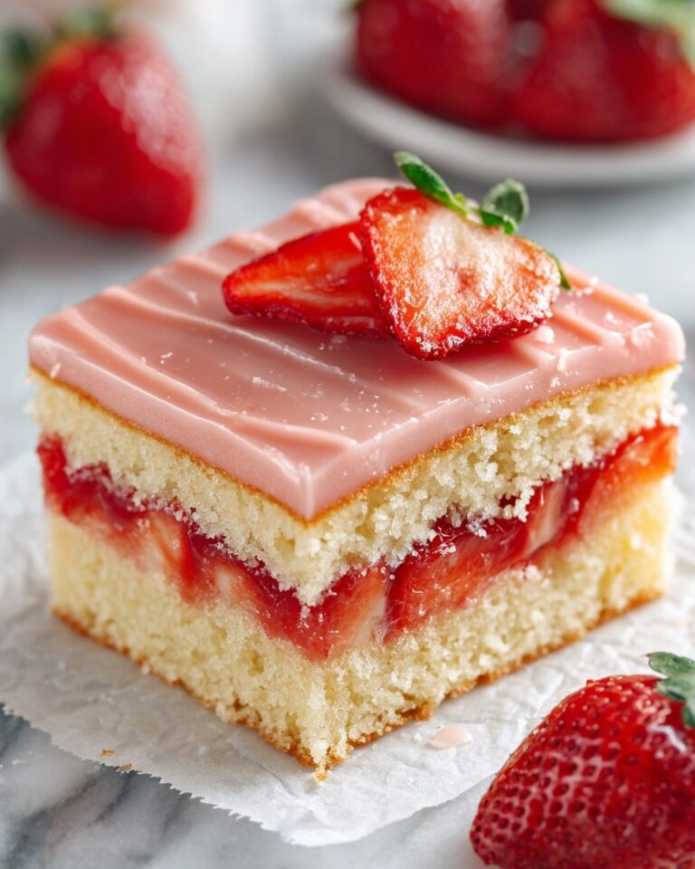 Strawberry Lemon Blondies Recipe