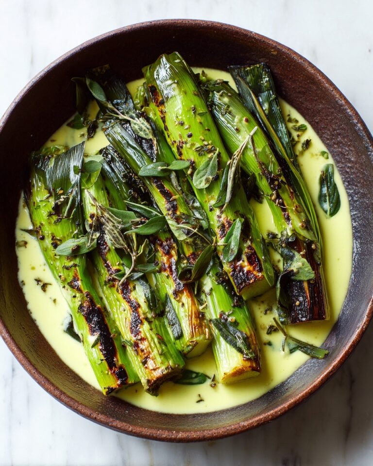 Braised Leeks with Beurre Blanc Recipe