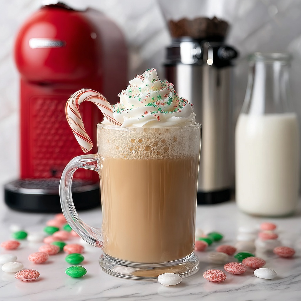Peppermint Marshmallow Latte Recipe - Recipe Image