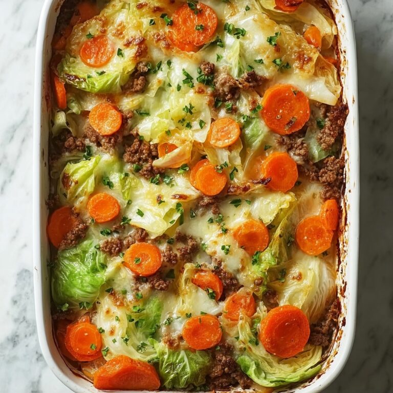 Ultimate Cabbage Hamburger Casserole for Cozy Dinners Recipe