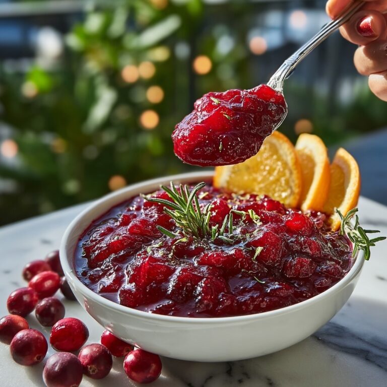 Homemade Cranberry Orange Sauce Recipe