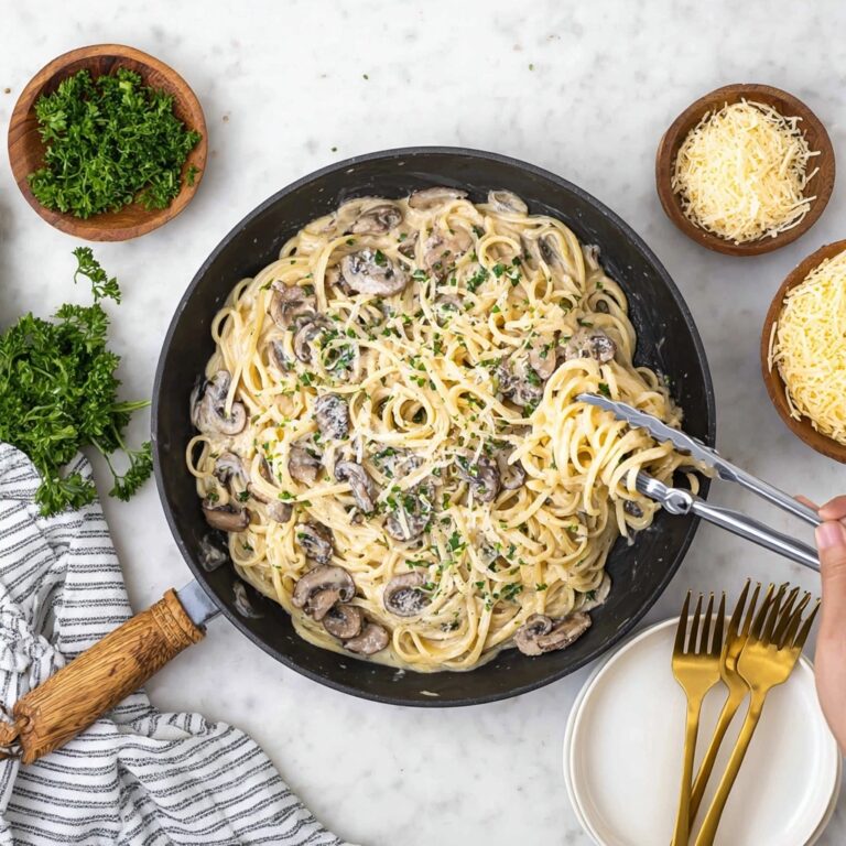 Creamy Mushroom Pasta Recipe