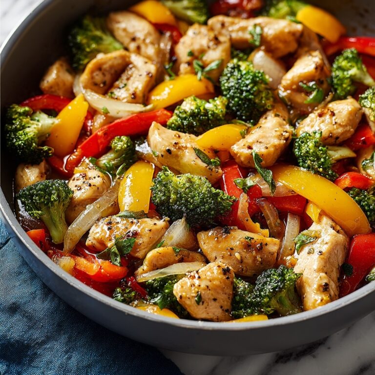 Healthy Chicken and Vegetables Skillet Recipe