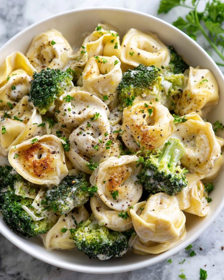 Creamy Parmesan Tortellini with Chicken Recipe