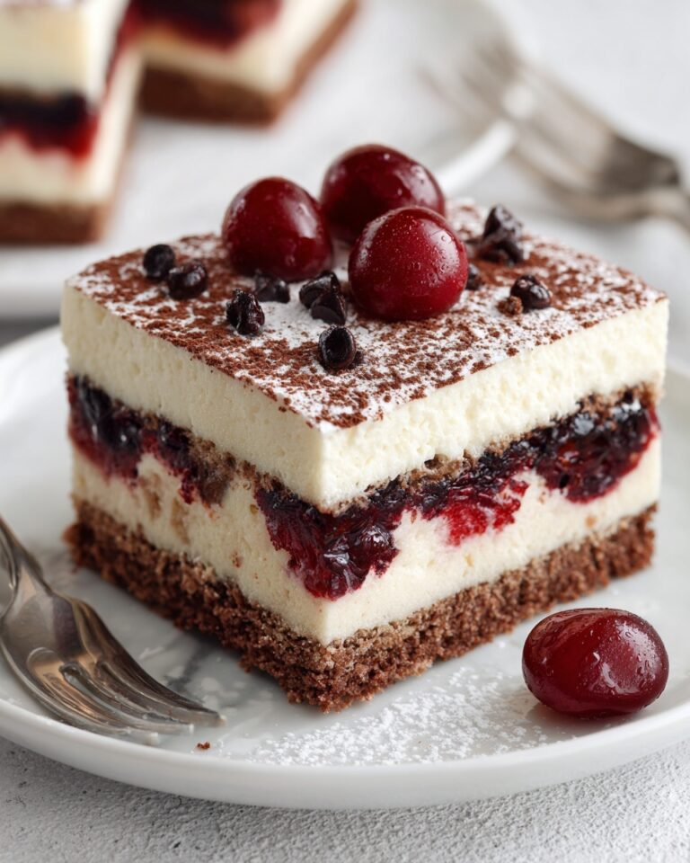 Cherry Chocolate Chip Poke Cake Delight Recipe