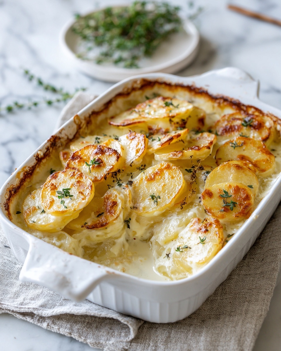 Cheesy Scalloped Potatoes Recipe - Recipe Image