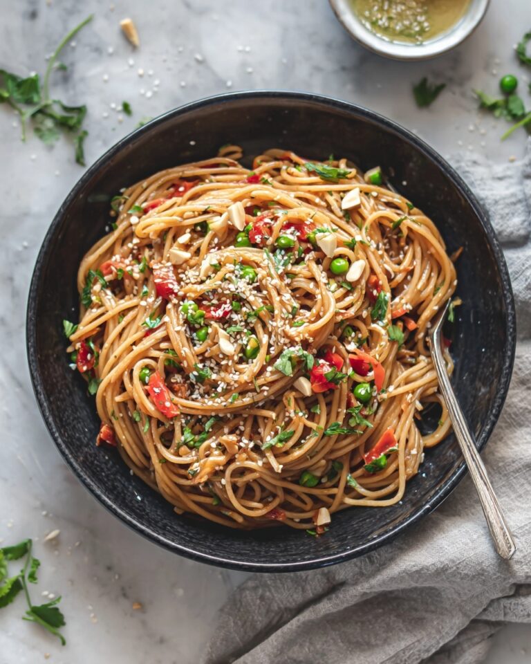 Spicy Peanut Soba Noodle Salad Recipe