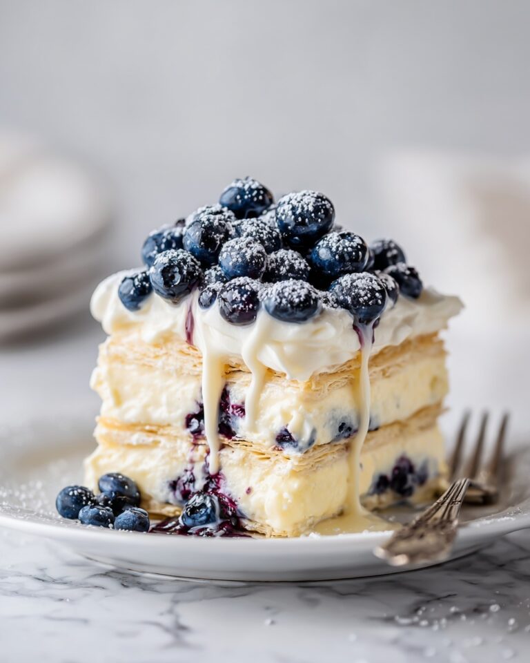 White Chocolate Blueberry Lasagna Recipe